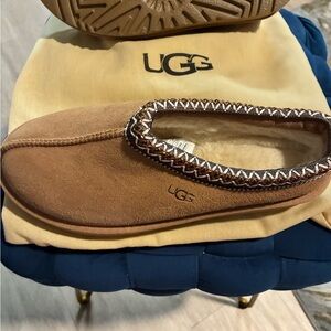 UGG Brown and Cream Slippers